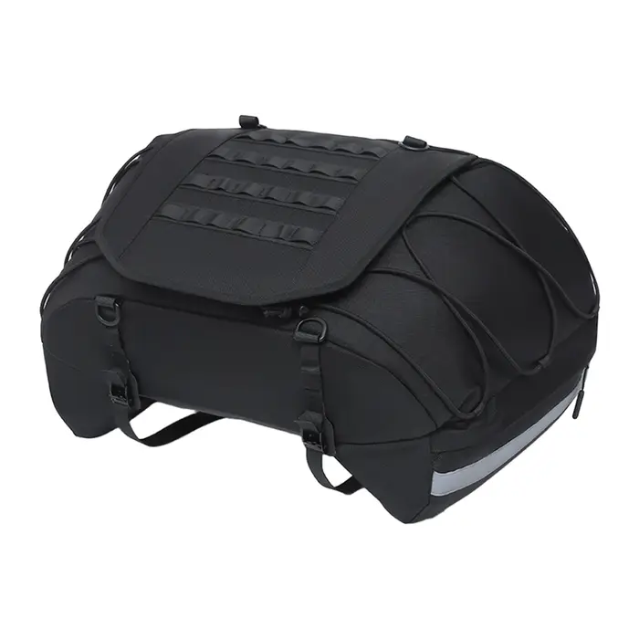 Sac de Selle Universel pour Moto, Sac Arrière Étanche pour Scooter, Sac de Voyage pour Moto, Sac à B