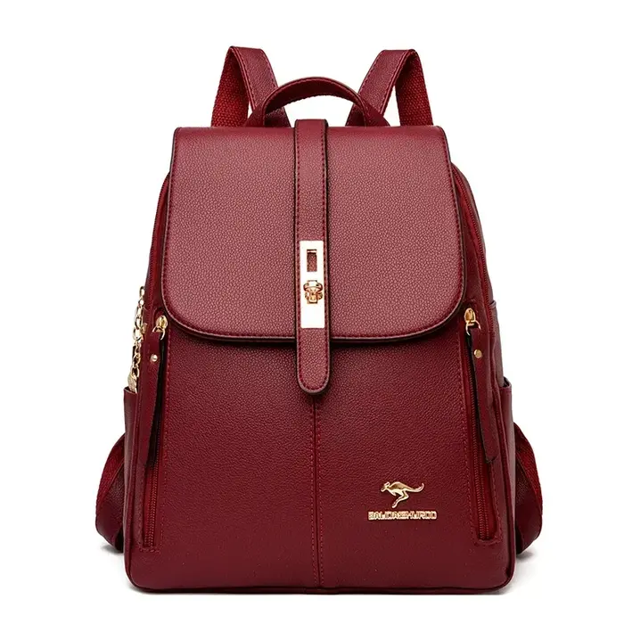 Femmes grande capacité sac à dos de haute qualité en cuir Vintage sacs