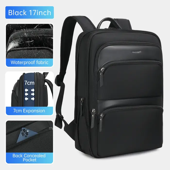 Tigernu sac à dos hommes voyage sac à dos mince sac à dos mâle sac à dos pour ordinateur portable sac extensible