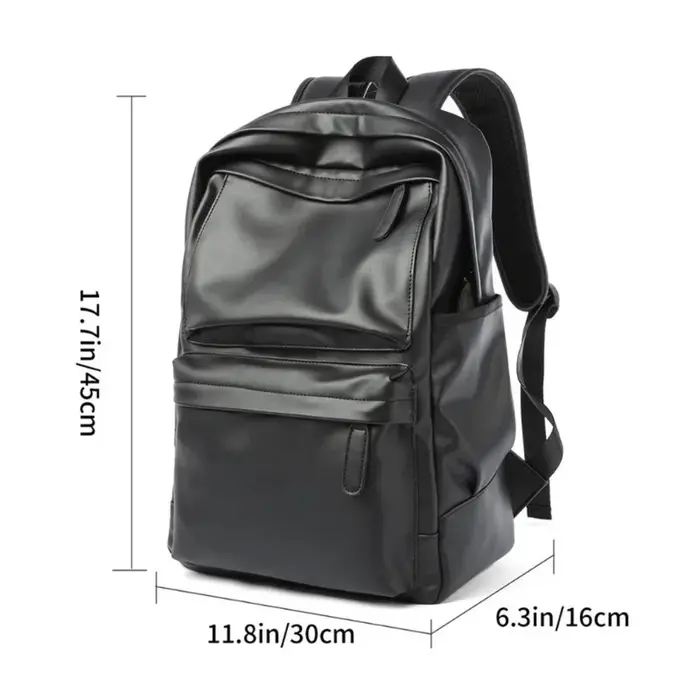 Sac à dos pour homme en cuir PU
