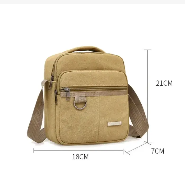 Sac à bandoulière en toile pour hommes