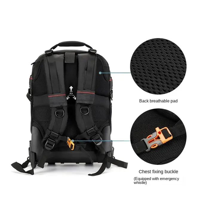 Sac à dos professionnel pour appareil photo SR
