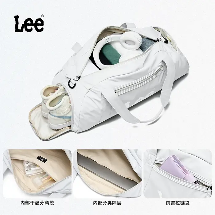 LEE – sac de sport étanche pour femmes et hommes, sac de sport, Fitness, grande capacité, compartime