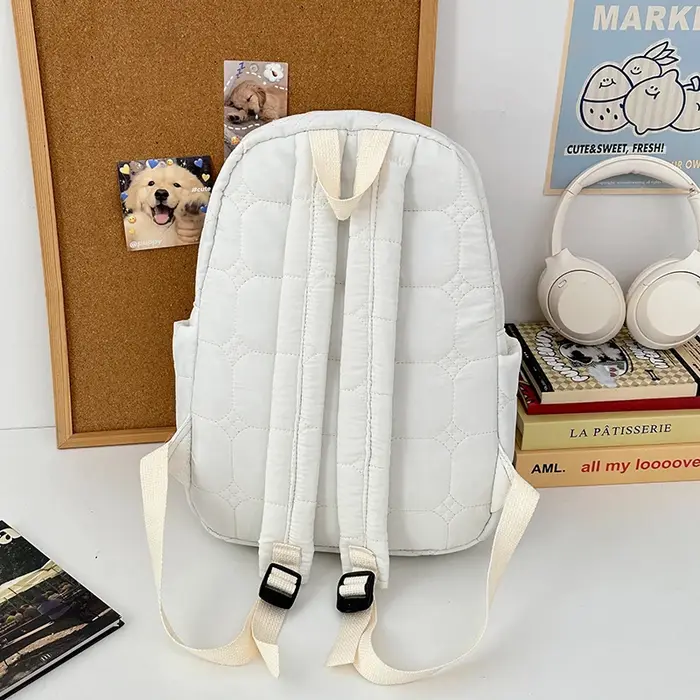 Sac à dos brodé de dessin animé en nylon pour filles