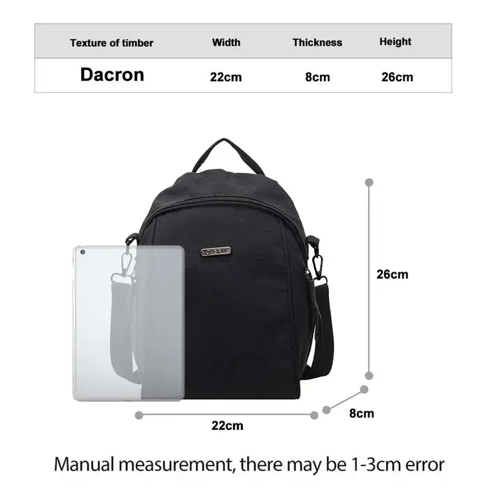 Mode coréenne grande capacité sac à dos déplacements quotidiens épaule sac léger décontracté poche sac à dos pour femmes