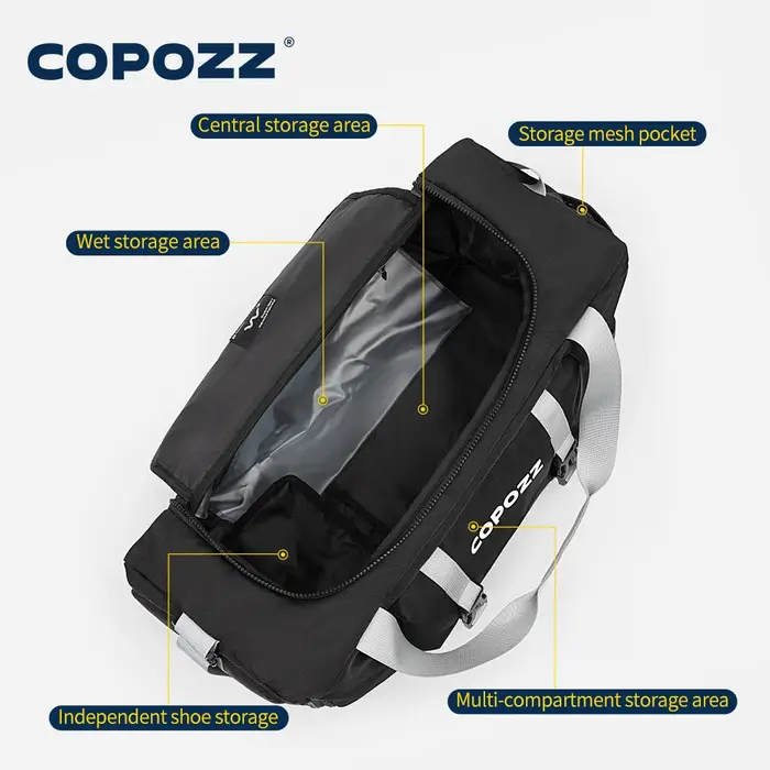 Sac de sport étanche avec compartiment à chaussures