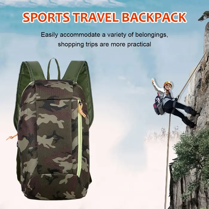 Sacs à dos de vélo 10L imperméables unisexe Sports de plein air escalade Camping petits