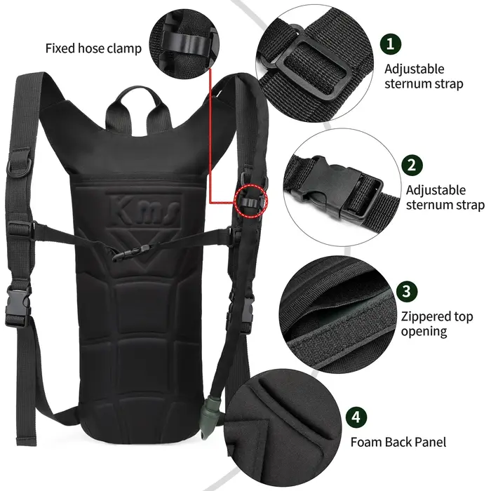Sac à dos Camel durable équipé d'une vessie d'eau étanche de 3 L