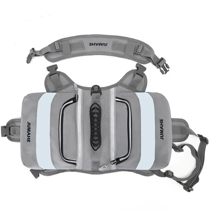 Sac à dos pour chiens moyens et grands, sacoche de dégager DulsFP avec poche latérale de sécurité pour le camping, sac glaDog pour le voyage