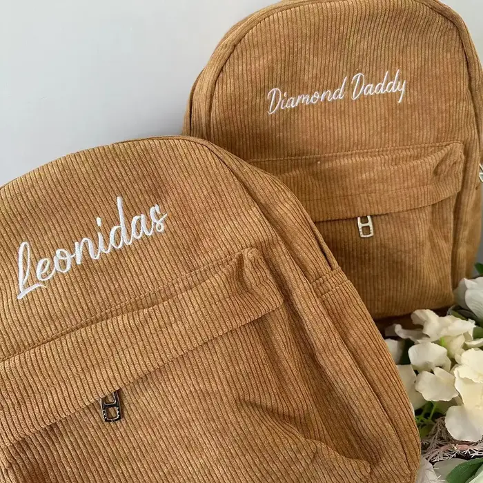 Sac à Dos Brodé Personnalisé avec Nom pour Enfant
