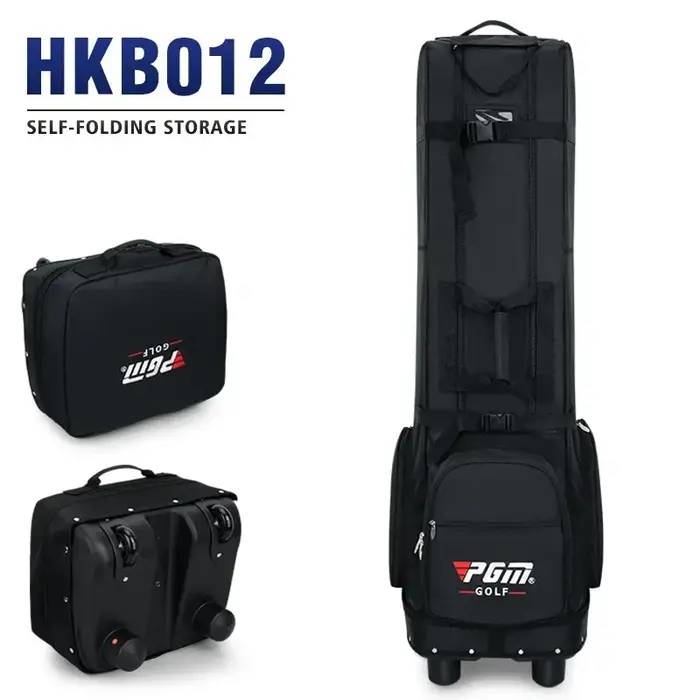 PGM-Sac d'aviation de golf étanche avec roulettes, grande capacité de stockage, pratique, pliable, a