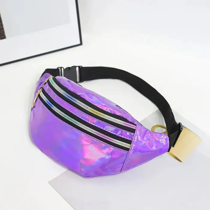 Sac de taille Laser ceinture sac holographique Fanny Pack concepteur mignon