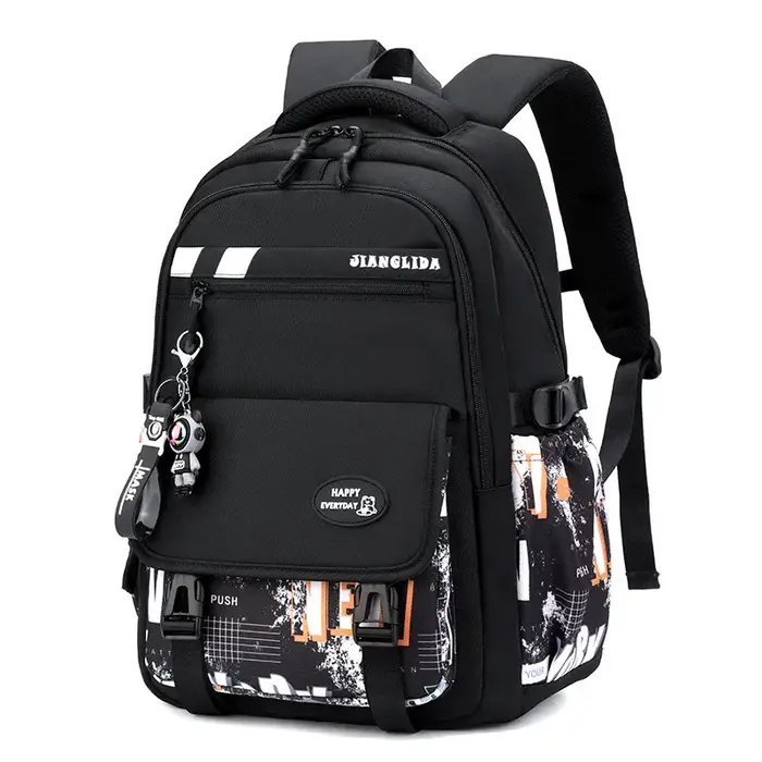Sac à dos pour adolescents avec pendentif camouflage graffiti garçon sac à bandoulière pour enfants sac d'école étanche sacs à dos de voyage de Sport