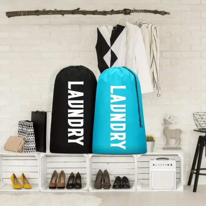 Lot de 2 sacs de rangement premium pour le linge