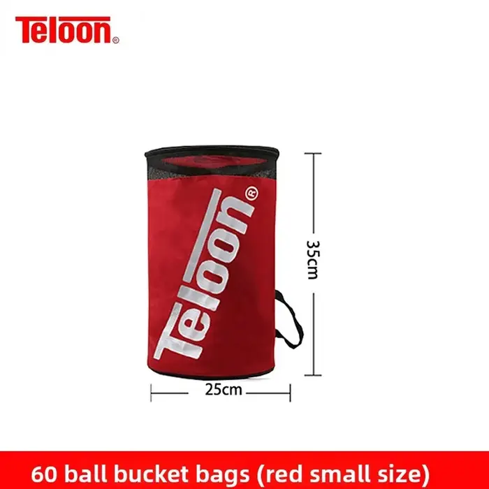 Sac seau de tennis Teloon, sac de tennis grande capacité, sac seau de tennis, sac seau à bandoulière