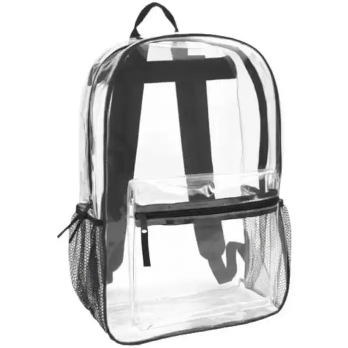 Sacs à dos transparents imperméables en PVC