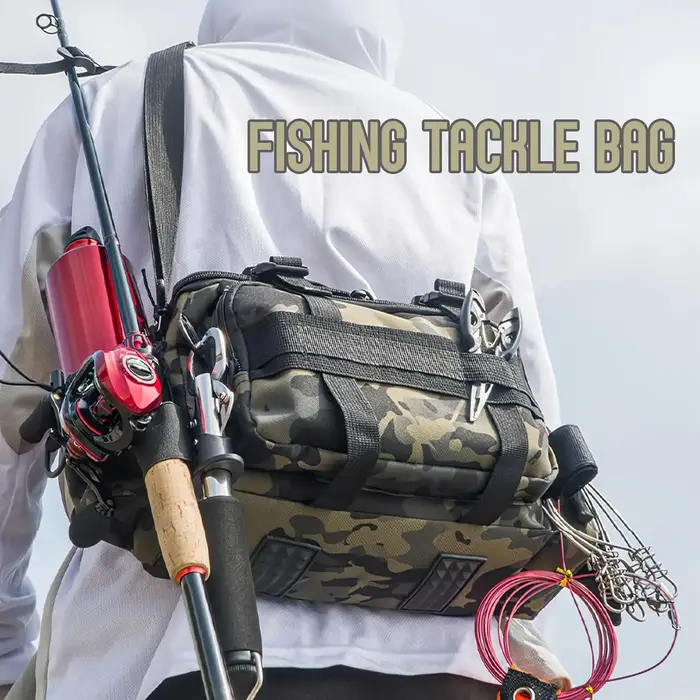 Sac de pêche imperméable en tissu Oxford