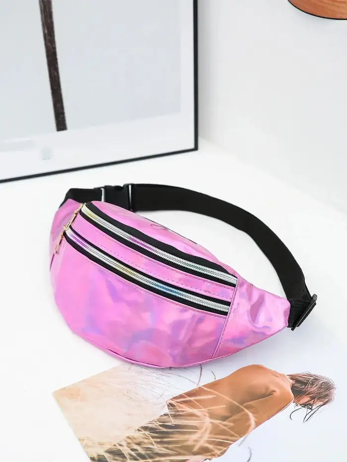 Sac de taille Laser ceinture sac holographique Fanny Pack concepteur mignon taille Packs Bum sac fêt