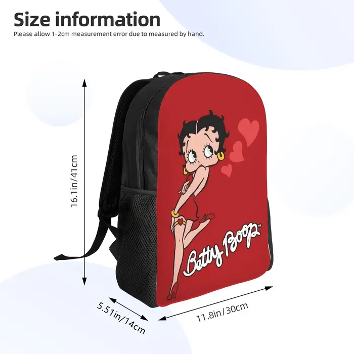 Sac à dos B-Betty Boops pour hommes et femmes
