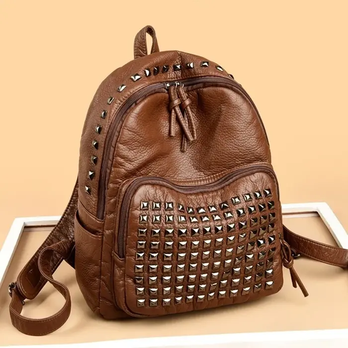 Sacs à dos à Rivets Design de luxe à la mode