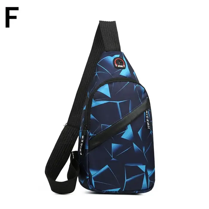 Sac de poitrine, sac bandoulière décontracté imperméable pour homme, sac de sport tendance, petit sa