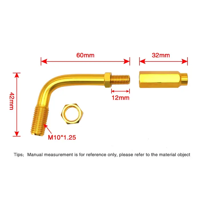 ZSDTRP CNC aluminium 90 degrés ajusteur de câble d'accélérateur M10 vis de câble d'accélérateur régl