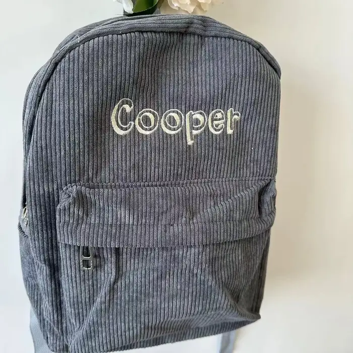 Sac à Dos Brodé Personnalisé avec Nom pour Enfant