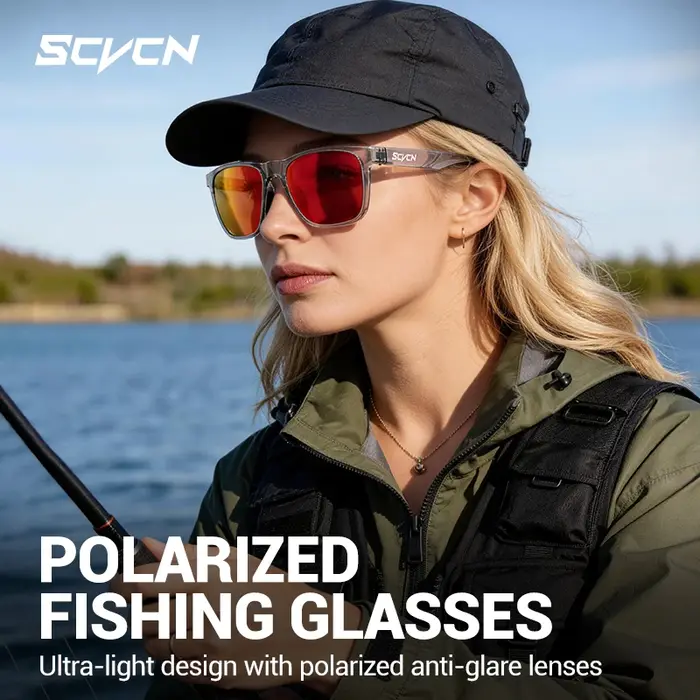 Lunettes de soleil polarisées SCVCN pour homme