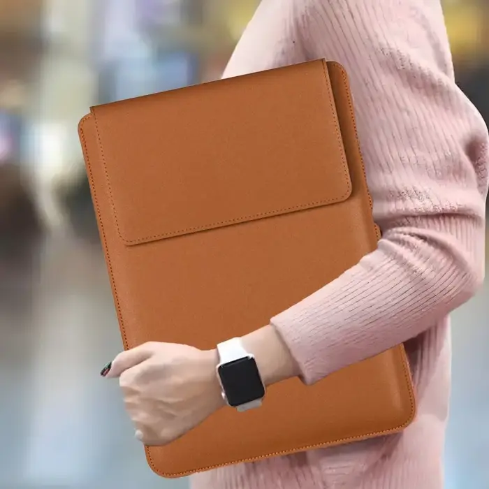 Sac intérieur en cuir pour ordinateur portable 14/16 pouces
