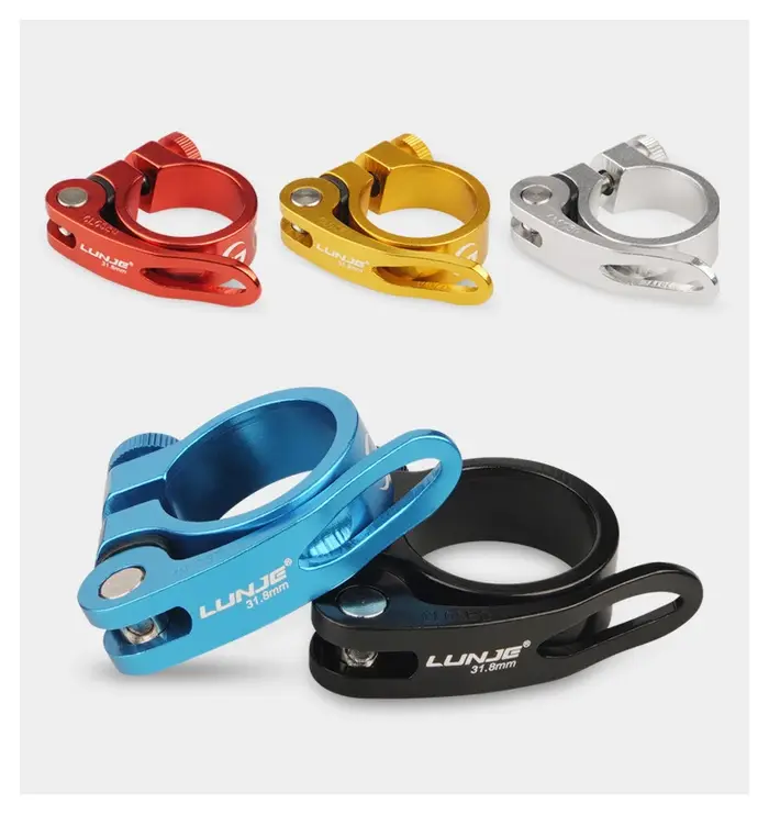 Collier de serrage pour tige de dégager de vélo en alliage d'aluminium, pince pour tube de siège de