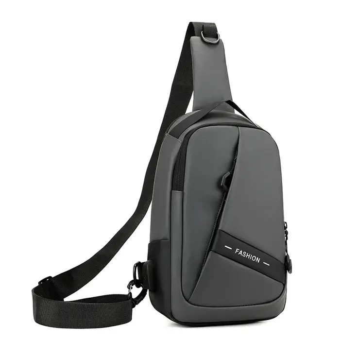 Nouveau sac de poitrine, cuir imperméable, sac à bandoulière, à la mode, pour les activités de plein