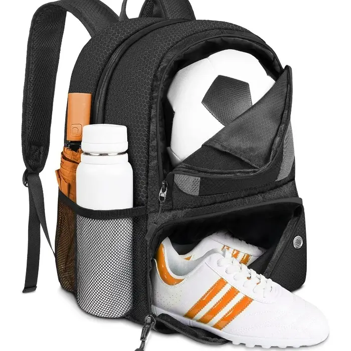Sac à dos de football avec support pour ballon