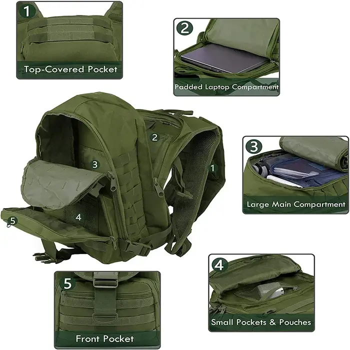 40L sac à dos extérieur système Molle sac à dos Sports de plein air sac à dos Camping randonnée sac à dos