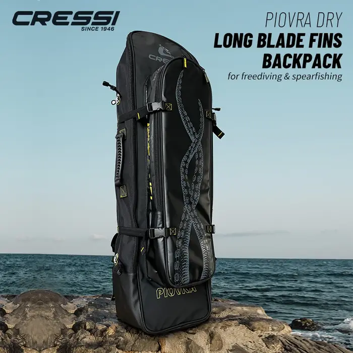 Cressi-Sac à dos imperméable à ailettes pour la pêche sous-marine