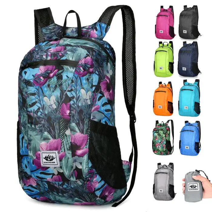 Voyage randonnée 20L léger Portable pliable sac à dos étanche sac pliant ultraléger extérieur Pack pour femmes hommes