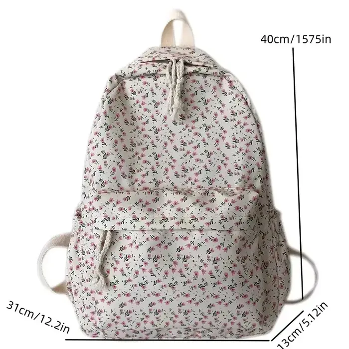 Sac à Dos en Nylon Simple et Frais de Grande Capacité