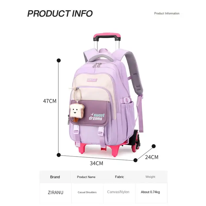 Sacs à dos scolaires à roulettes