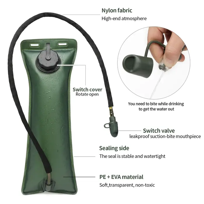 Sac à dos Camel durable équipé d'une vessie d'eau étanche de 3 L