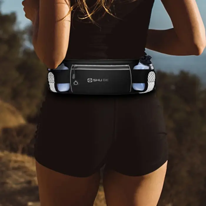 Ceinture de course avec bouteilles