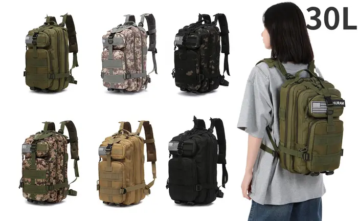 30L/50L 1000D Nylon sac à dos étanche sacs à dos en plein air tactique sport Camping randonnée Trekking pêche chasse sac