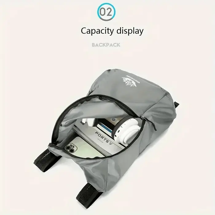 2025 Nouveau sac à dos ultraléger multifonctionnel 1 paquet – Pliable et portable – Parfait pour les essentiels du