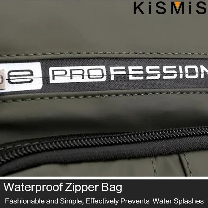 KISMIS hommes multifonction sac de messager épaule tissu poitrine sacs bandoulière décontracté homme USB charge sac à main