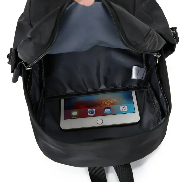 Mini sac à dos pour hommes, petit sac d'école à bandoulière noir pour hommes, toile de styliste, étanche, sport, voyage, 2024
