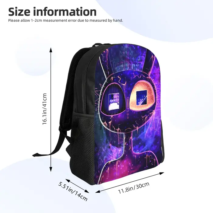 Sac à dos J-Jaxs Abstraction 2026 Movie Cool pour le sport, le lycée, la randonnée, les voyages, sac à dos de jour pour hommes et femmes, sac à bandoulière pour ordinateur portable