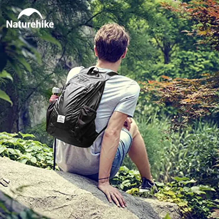 Naturehike 18L Camping sac à dos Portable ultraléger imperméable en Nylon sacs homme en plein air pliable sport voyage randonnée sac à dos