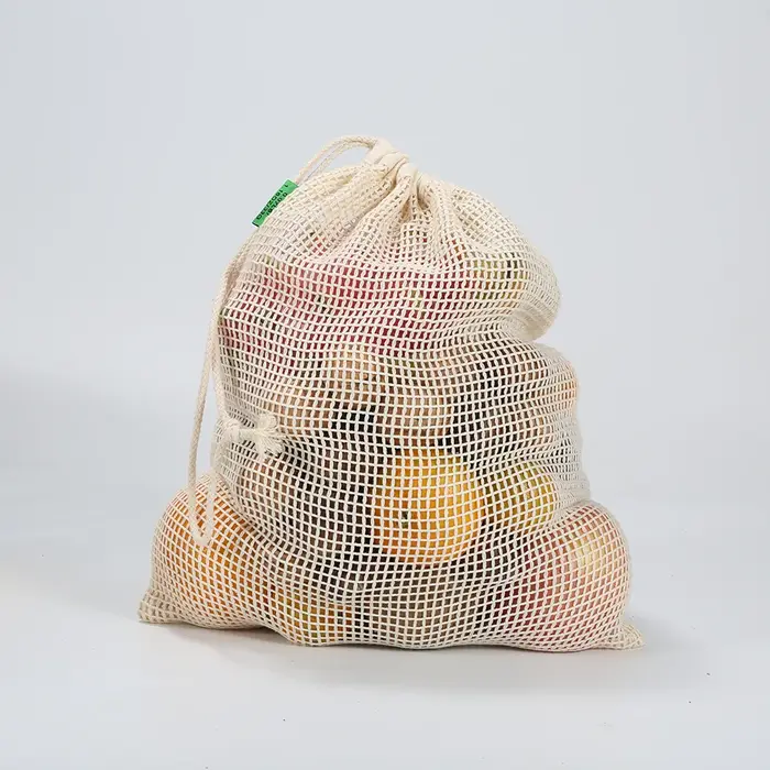 Sac de produits réutilisable en coton biologique