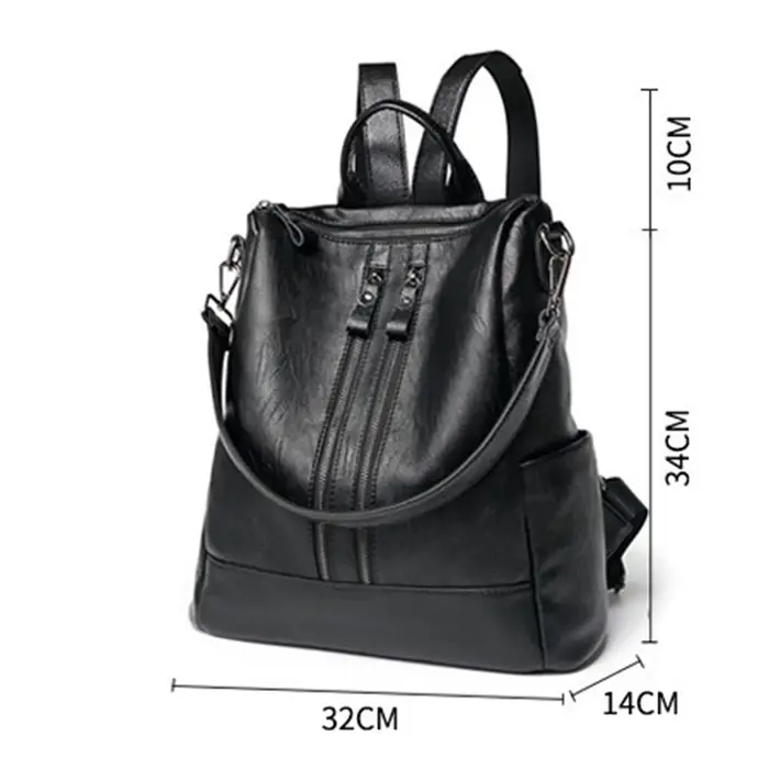 Sacs à dos souples pour femmes nouveau sac à dos en cuir artificiel PU