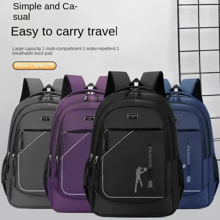 Sac à dos de voyage pour étudiants de grande capacité