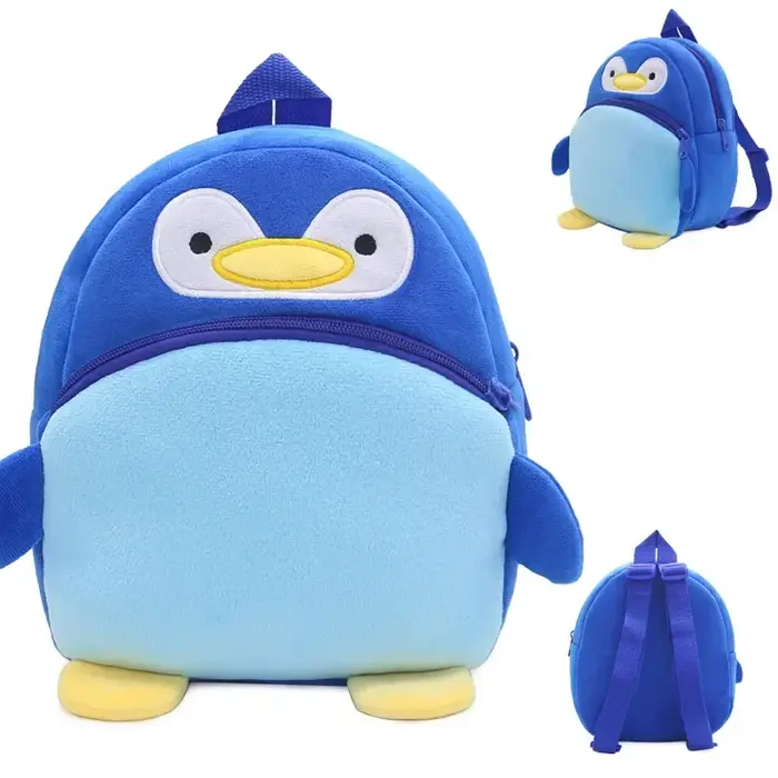 Sac pour enfants pour filles Kawaii dessin animé rouge fraise sacs d'école doux en peluche maternelle