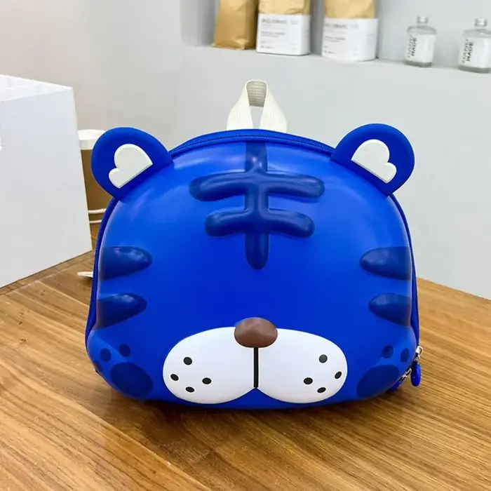 Nouveau sac à dos tigre de dessin animé EVA sac d'école Portable en plein air voyage grande capacité
